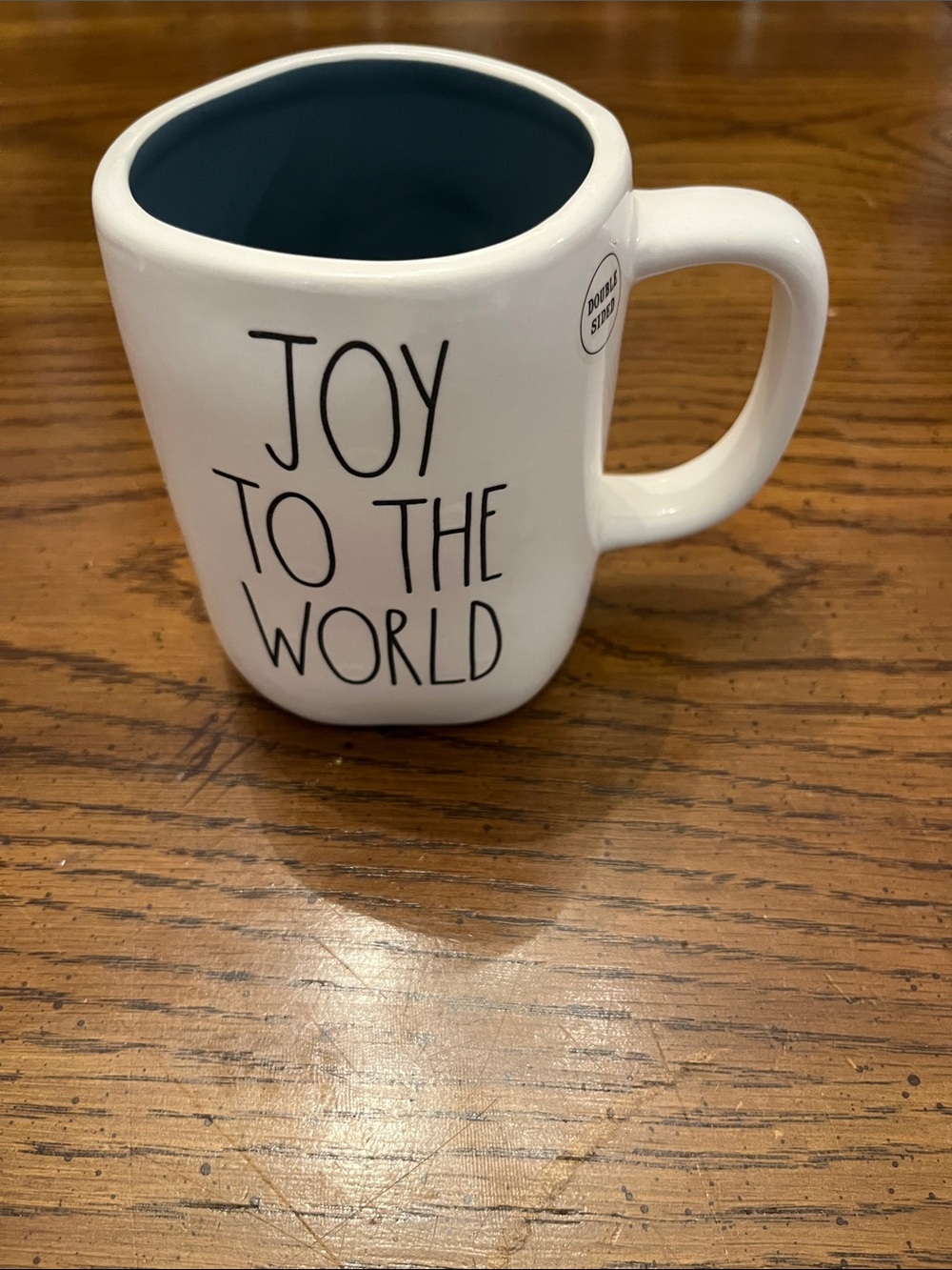 Rae Dunn Joy To The World double sided mug